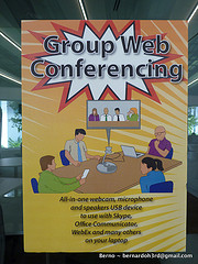 Poster about group web conference